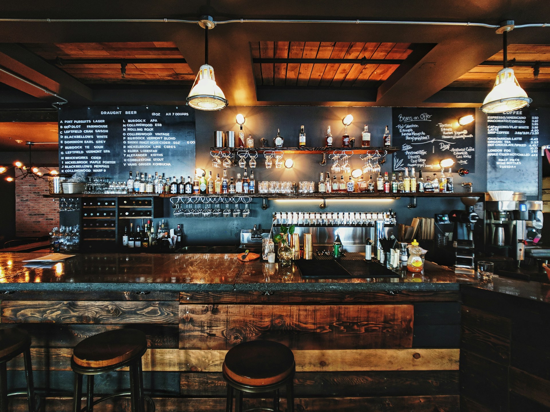 Society Pub interior